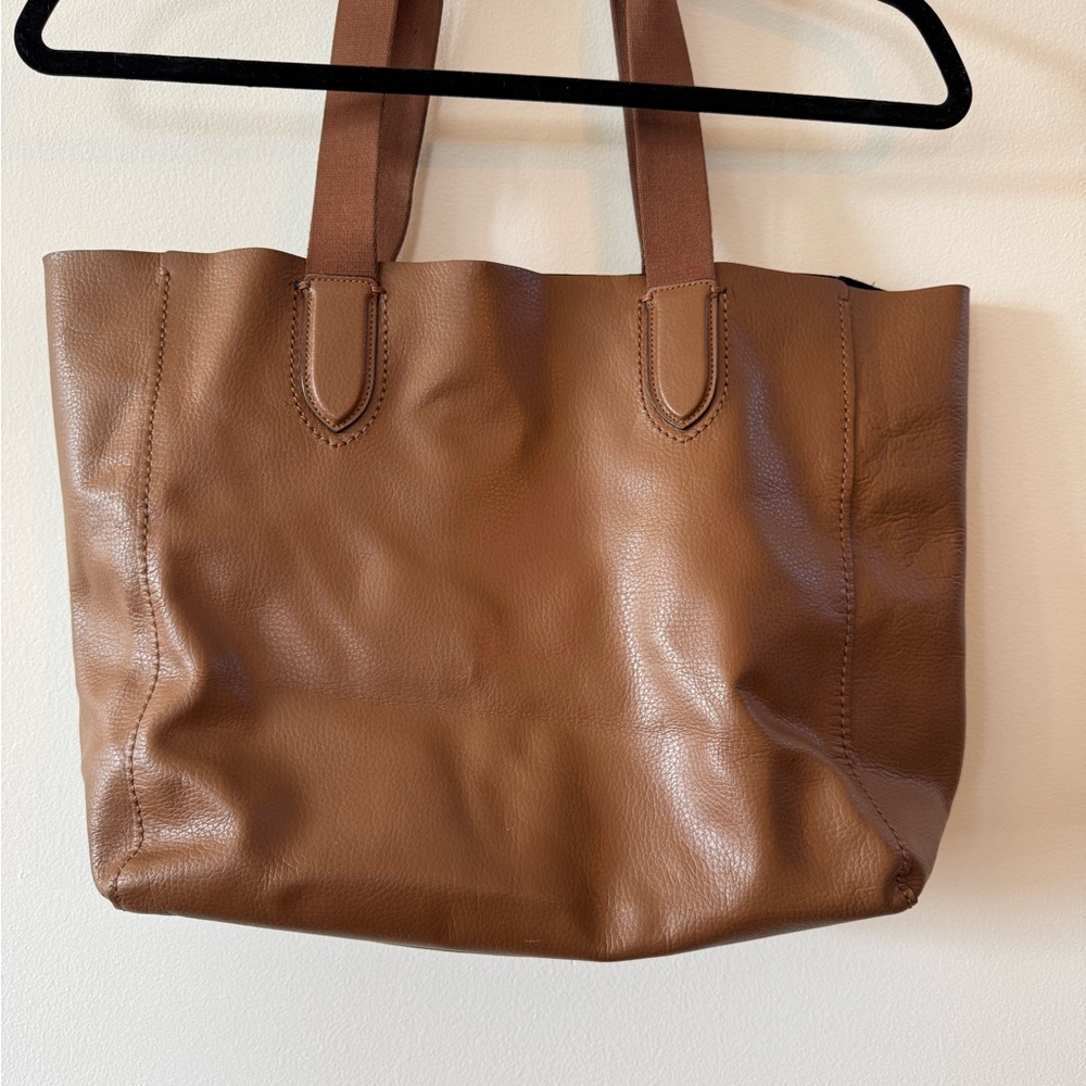 Coach Tan Leather Tote Bag - Picture 2 of 11